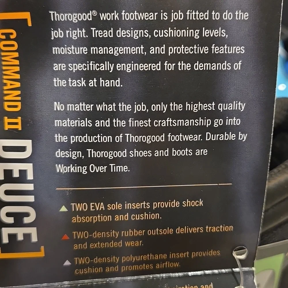 THOROGOOD COMMAND II DUECE BOOTS. SIZE 11M. NWOT. MILITARY,TACTICAL,POLICE..
